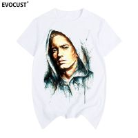 เสื้อโอเวอร์ไซ Eminem One Shot Tupac 2pac Shakur ฮิปฮอป มาคาเวลี แร็ปเปอร์ สนูป ด็อกกี้ บิ๊กกี้ สมอลส์ เจ โคล เจย์-ซี เส