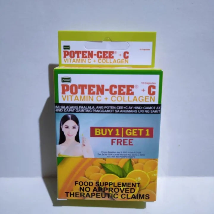 POTENCEE C Vitamin C Collagen Capsule 10s Lazada PH