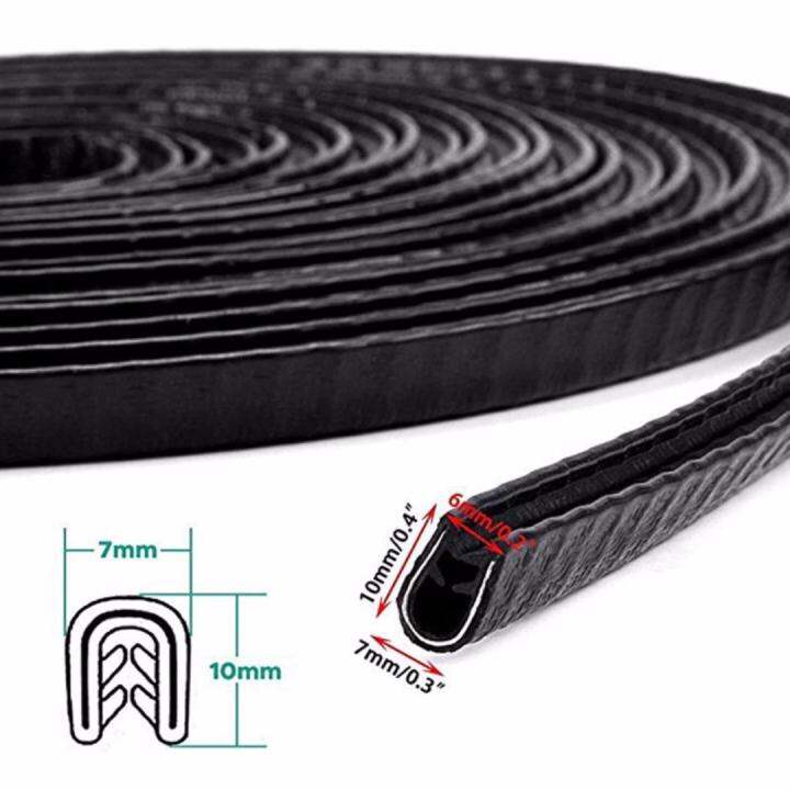 srontt-4m-u-pvc-รถแถบปิดประตูหน้าต่างกระจกกันน้ำ-weatherstrip