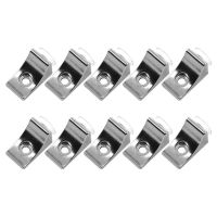 10pcs Zinc Alloy Adjustable Glass Shelf Holder Glass Clamp Shelf Suction Cup Fixing Support Nickel Plated Brackets