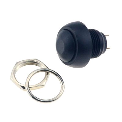 1PCS 2Pin PBS-33B Mini Switch 12mm 1A Waterproof Switch PBS 33b 12v Momentary Push Button Switch Reset Non-locking