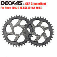 DECKAS ออฟเซ็ต3มม. GXP จักรยานเสือภูเขา MTB จักรยาน30T/32T/34T/36T ซี่ล้อจักรยานมงกุฎสำหรับ XX1 Sram XO1 X1 GX XO X9ข้อเหวี่ยง