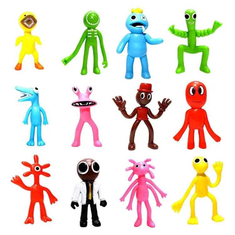 Handmade Friends Rainbow Figure Popular Game Cartoon Characters Statue  Collectibles Model Figure Ornaments For Game Fans feasible | Lazada