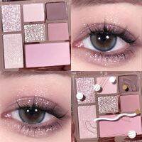 Iris Purple Eye Shadow Palette Create Dream Makeup Glitter Pearly Eyeshadow Palette Fashion Charming Korean Eye Makeup Palette