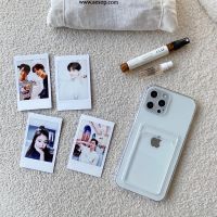 [iPhone14] พร้อมส่ง?? IPhone case เคสใสใส่บัตร เคสไอโฟน ใส่รูปได้ I7-12pro,12promax,13,13Pro,13Promax,14,14Pro,14Promax Transparent card