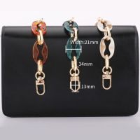 New Acrylic Bag Chain Bag Strap Removable Bag Accessories Colourful Women 39;s Resin Chain chain of bags Purse Chain Fishbone chain