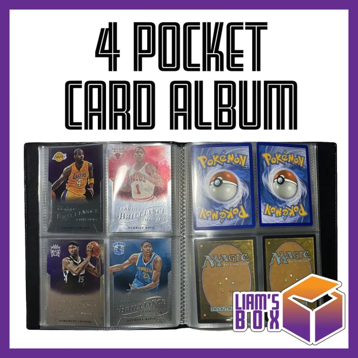 Card Collection Album Binder (Fits NBA Cards, Magic The Gathering