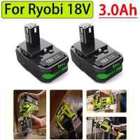 zvhm00 3Ah 18V Replacement Battery for Ryobi 18V Lithium Battery For Ryobi 18-Volt One Cordless Tool RB18L25 P107 P108 P109 P102 P103