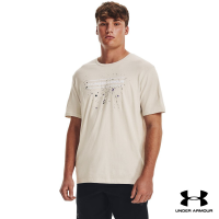 Under Armour UA Mens Wordmark Paint Drops Short Sleeve อันเดอร์ อาร์เมอร์ เสื้อแขนสั้นเทรนนิ่ง สำหรับผู้ชาย