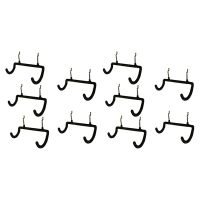 10PCS Pegboard Drill Holder Heavy Duty Hooks,Pegboard Double Hooks Drill Hanger Hook for Drill,Accessories