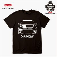 เสื้ เสื้อยืด ลาย Karimake Toyota Yaris รุ่น 3 สําหรับรถยนต์S-5XL  VSRE