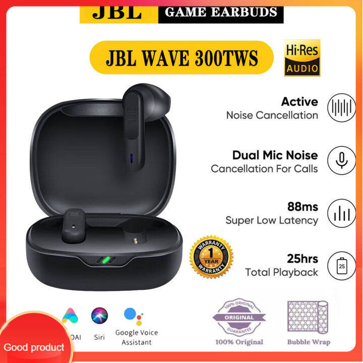 JBL WAVE 300 Bluetooth earphones [Dual mic Noise Cancellation 42dB 88MS ...