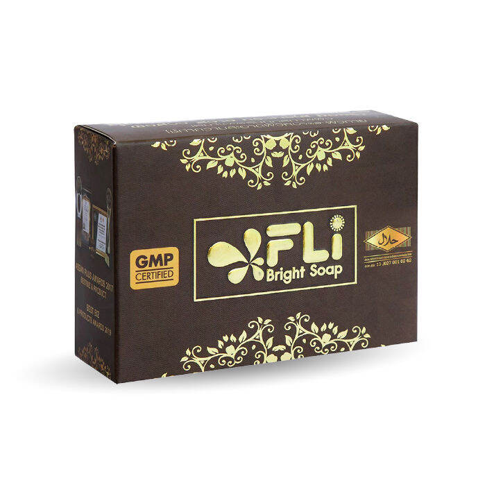 fli-bright-soap-สบู่สมุนไพร-ลดติ่งเนื้อ-ลดสิวอักเสบ-ผดผื่น-ลดกลิ่นตัว-ลดความหมองคล้ำ-ขนาด-120g-11-ก้อน-แถมฟรีสบู่-20g-6-ก้อน