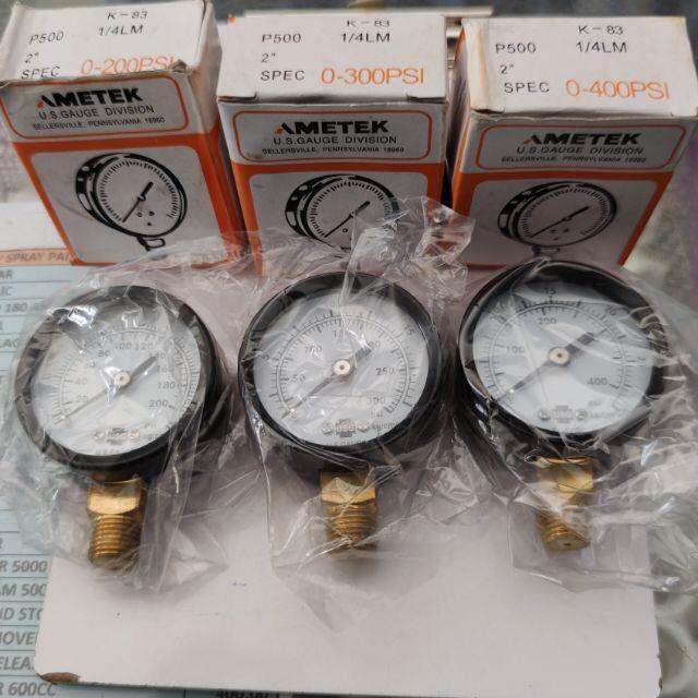 Ametek Pressure Gauge 200 300 400 PSI Lazada PH