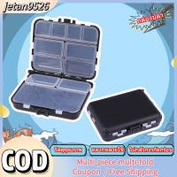 jetan9526【Ready Stock】 ?Fish box?จัดการประมงกล่องออแกไนเซอร์แบบพกพามินิสองด้านล่อตกปลากล่องเก็บภาชนะกรณี