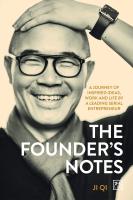 หนังสืออังกฤษใหม่ The Founders Notes : A Journey of Inspired Ideas, Work and Life by a Leading Serial Entrepreneur [Hardcover]