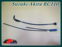 SUZUKI AKIRA RC110 THROTTLE CABLE SET "HIGH QUALITY" // สายเร่งชุด มอเตอร์ไซค์ซูซุกิ สินค้าคุณภาพดี