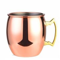 hotx【DT】 1pcs 550ml Moscow Mule Mugs Metal Mug Cup Beer Wine