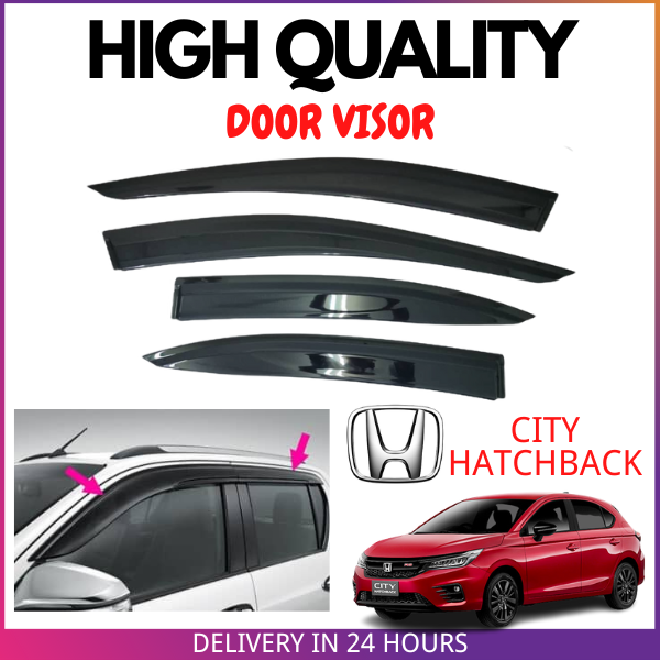 HONDA CITY HATCHBACK/CITY 2020-2022 HIGH QUALITY INJECTION DOOR VISOR ...