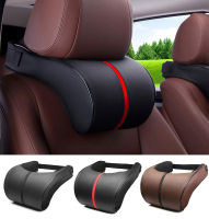 High-quality PU Leather Auto Car Neck Pillow Memory Foam Pillows Neck Rest Seat Headrest Cushion Pad 3 Colors