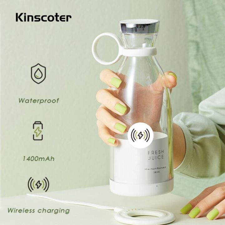 kinscoter-เครื่องปั่นผสมเครื่องคั้นน้ำส้มขนาดเล็ก-usb-ไร้สายเครื่องปั่นผลไม้พกพาพร้อมฟังก์ชันป้องกันการตกร้านค้า