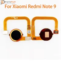 เครื่องสแกนลายนิ้วมือสำหรับ Xiaomi Redmi Note 9 Note9เซ็นเซอร์ลายนิ้วมือปุ่มยืดหยุ่นที่ปุ่มโฮมเมนูกลับคืนสายเคเบิลจดจำคีย์