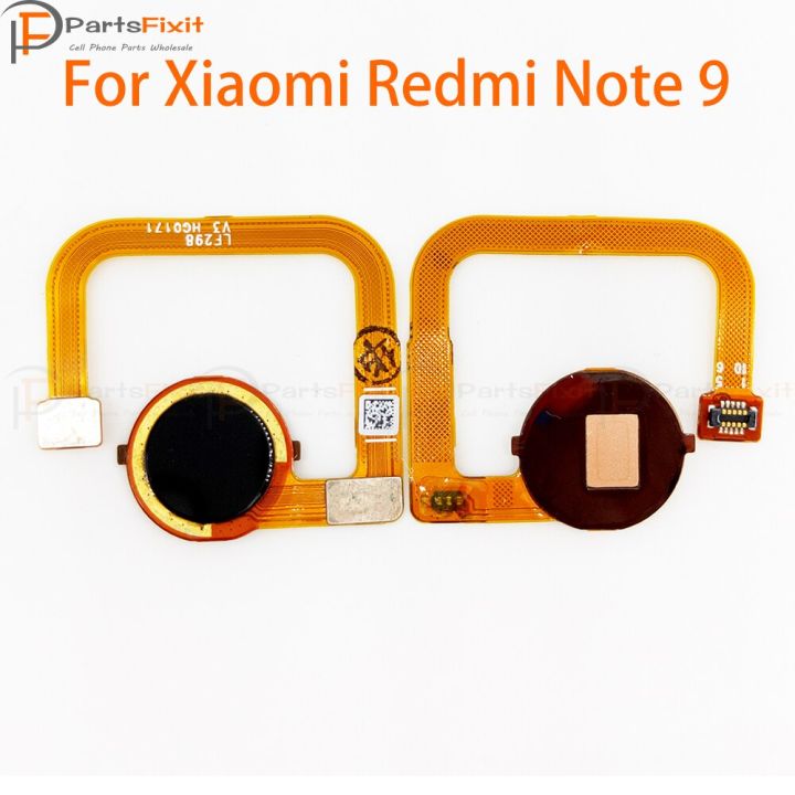 cod-free-cas-anlei3-เครื่องสแกนลายนิ้วมือสำหรับ-xiaomi-redmi-note-9-note9เซ็นเซอร์ลายนิ้วมือปุ่มโฮมแบบยืดหยุ่นสายเคเบิลจดจำคีย์เมนูกลับคืน