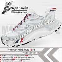 [รับประกันสินค้า 30 วัน] รองเท้าวิ่ง Hoka Mafate Speed 2 MONCLER WHITE Size "40-45" รองเท้าผ้าใบชาย รองเท้าวิ่งชาย รองเท้าผ้าใบหญิง รองเท้าวิ่งหญิง