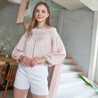 VANNSTOFF Anemone Blouse สื้อแขนยาวมาพร้อมแขนจั๊มตกแต่งด้วยผ้าลูกไม้แบบมินิมอล