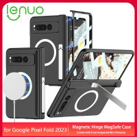 LENUO เคส เคสโทรศัพท์ Google Pixel Fold Case Shockproof MagSafe Full Coverage Back Cover with Front Film Screen Protector