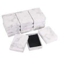 Marble Jewelry Box Necklace Bracelet Rings Carton Packaging Display Box Gifts Jewelry Storage Organizer Holder RectangleSquare