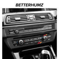 Betterhumz Car CD Panel Cover For BMW F10 F18 2010-2017 Dashboard Air Conditioning Sticker Interior Tuning Auto Accessories