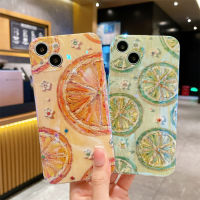 Tide brand fruit phone case for iphone 13 13pro 13promax 12 12pro 12promax Cute and creative lemon and orange oil painting pattern case iphone 11 11promax Beautiful fashion phone case for iphone x xr xsmax Elegant Silicone Phone Case for iphone 7plus 8+