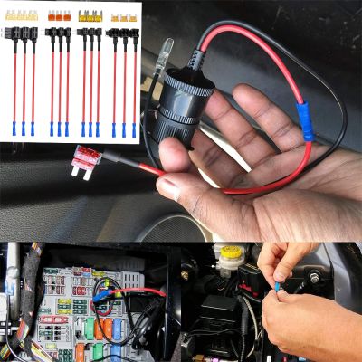 【YF】 12pcs 3type Circuit Adapters And Fuse Kits Tap Car Holder With MICRO2 Mini ATC ATS Thin Adapter Automotive Repair Parts