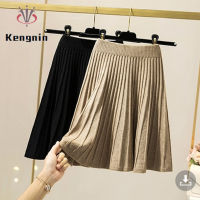 Winter Women Skirts New A-Line Loose Oversized 4XL High Waist Knitted Skirt Sweater Elastic Waist Office Lady Min Skirt KE1939