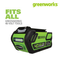 Greenworks แบตเตอรี่ 40V 4.0Ah  แท้ Original [ 2018 ] (1 ก้อน) (สีเขียว) Equipment Battery (1 PCS)