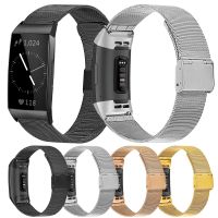 Essidi Mesh Watch Bands For Fitbit Charge 3 4 5 3 4 SE Stainless Steel Milanese Bracelet Wrist Strap Correa For Fitbit Charge 2