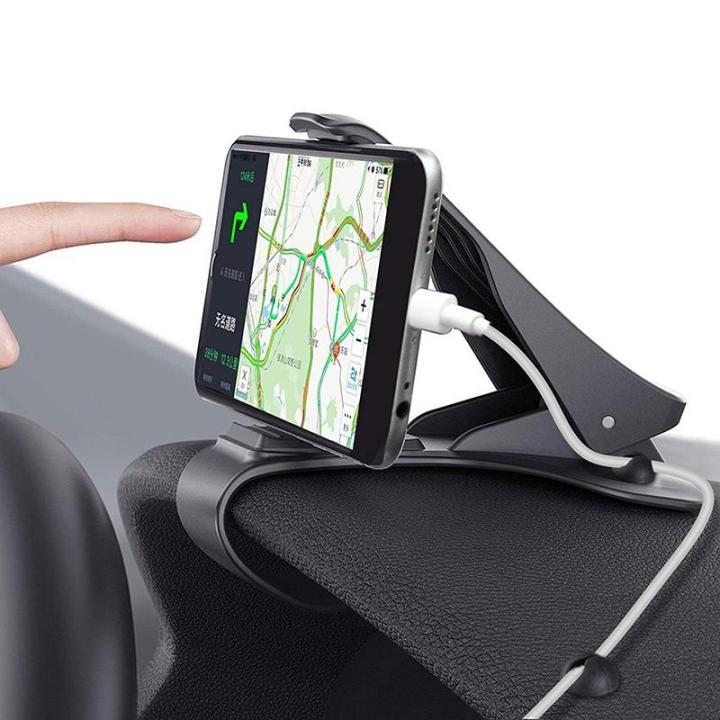 vastarที่วางโทรศัพท์มือถือในรถยนต์-คลิปหนีบแผงหน้ารถแท่นวางโทรศัพท์ในรถยนต์ปรับได้หมุนได้360