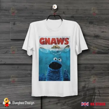 Cookie Monster Short Sleeve Crew Neck Graphic Tee, T-Shirts