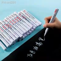 6/3/1pcs/Lot For Metal Metallic Pen Craftwork Supplies Waterproof Oil Permanent Marker Pens White Color Painting Drawing glass