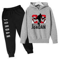 Jordan-S เสื้อกันหนาวแบบสวมหัวเสื้อฮู้ดทารกและกางเกงสำหรับเด็กเล็กเด็กผู้หญิงชุดฤดูใบไม้ร่วงและฤดูหนาวผ้าฝ้ายเสื้อกันหนาวสูทสเวตเตอร์แขนเสื้อยาวขนแกะ0000ลายการ์ตูน