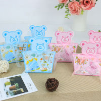 AVEBIEN Lovely Bear Baby Shower Candy Box Boy &amp; Girl Birthday Party Decorations Kids Baby Souvenirs Chocolate Paper Box 50pcs