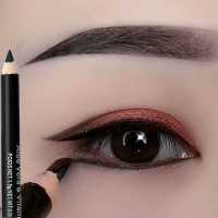 Fashion High Pigmented Hard Eyeliner Black Brown Eye Liner Eyebrow Pencil Long-Lasting Cosmetic Cables Converters