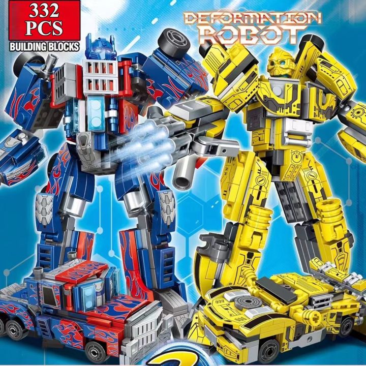 332 MẢnh HÀng ChuẨn BỘ ĐỒ ChƠi XẾp HÌnh Robot Transformer Bumblebee Lắp Ráp Robot Optimus 4853