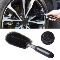 【CW】 Car Tire Cleaning Brushes Tools Rim Scrubber Cleaner Handle Motorcycle Truck Wheels Detailing