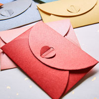 JOKTT Small Colorful Love Pearl Paper Envelopes Color Envelope Wedding Invitation Gilt Envelope