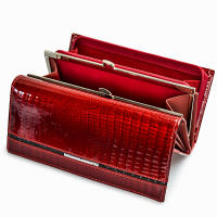 Women Genuine Leather Purse nd Alligator Pattern Ladies Long Wallets Genuine Leather Money Bag with Coin Card Holder Clutch