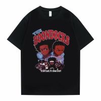 【ใหม่】 Boondocks Huey และ Riley พิมพ์เสื้อยืดผู้ชายผู้หญิงสบายๆแฟชั่นเสื้อยืดตลกผู้ชายผ้าฝ้าย Tee แขนสั้นฮิปฮอปเสื้อยืด