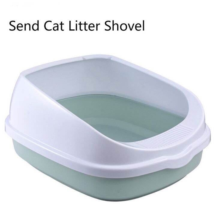 large-cat-litter-box-super-large-semi-enclosed-cat-toilet-detachable-anti-splashing-cat-litter-box-cat-pet-supplies