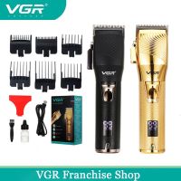 เครื่องปัตตาเลี่ยนเครื่องโกนตัดหนวดเคราไฟฟ้า VGR Professional T สำหรับเครื่องตัดเส้นผมที่มีประสิทธิภาพสำหรับผู้ชาย